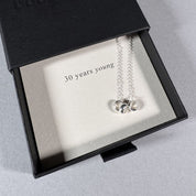 30th Birthday Necklace in a By Wue gift box with message card