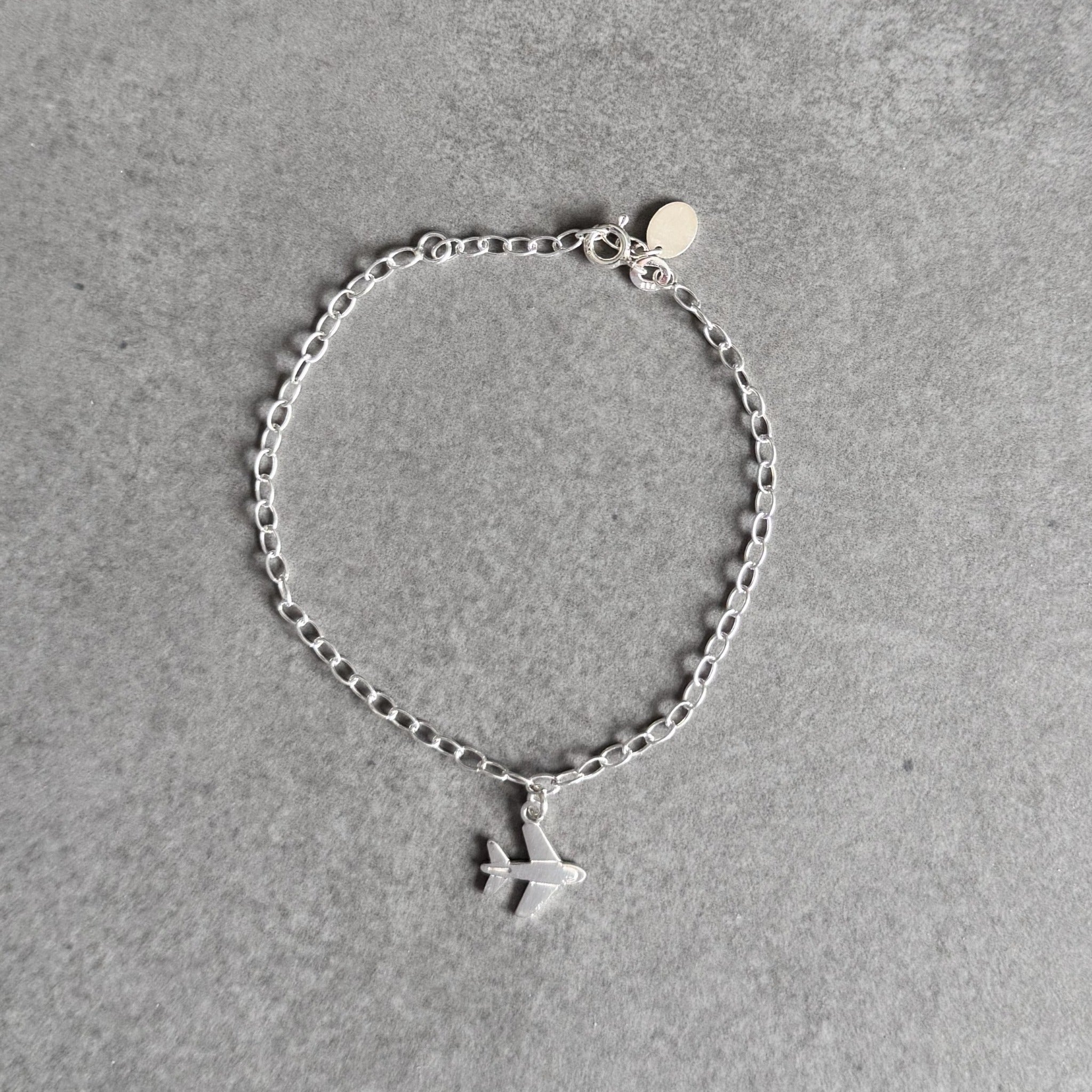 Airplane Bracelet in sterling silver