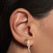 Bar Knot Earrings