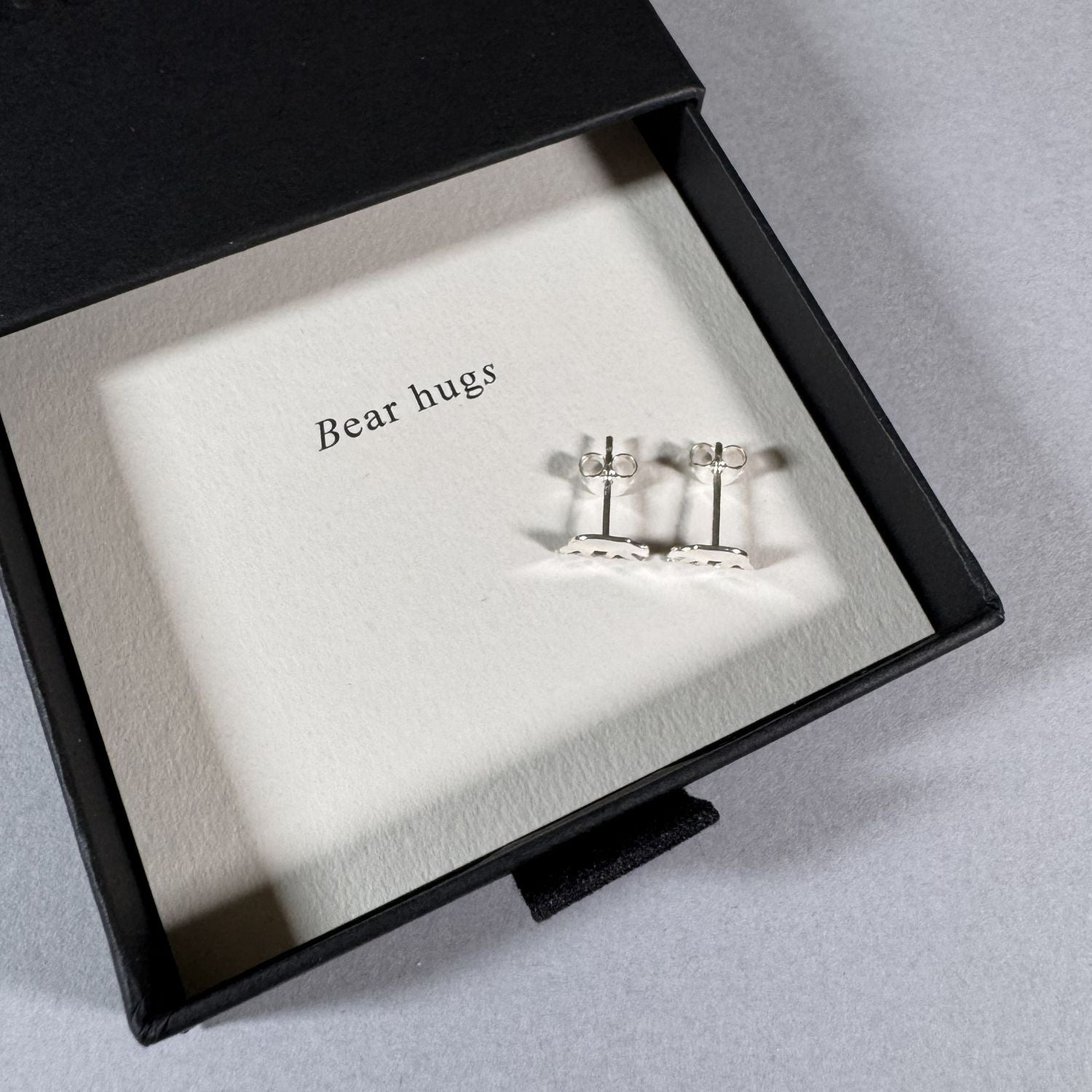 Bear Earrings in a By Wue gift box