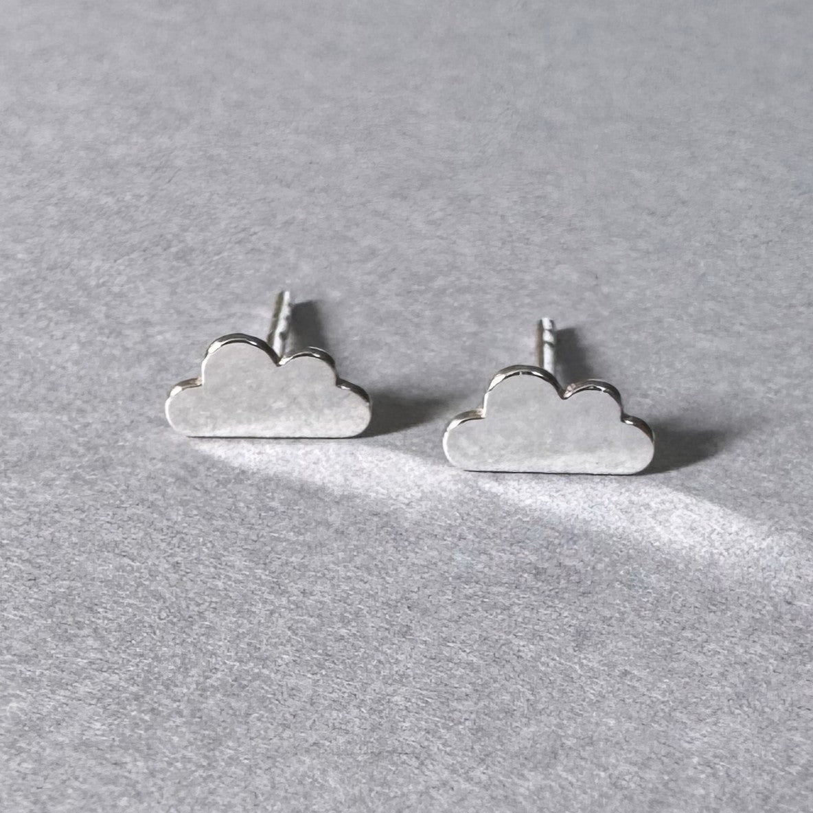 Cloud Earrings in sterling silver