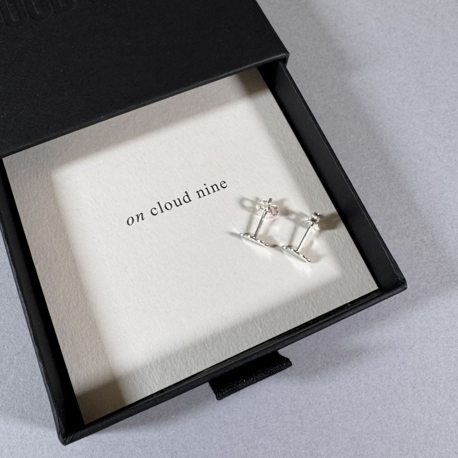 Cloud Earrings in a By Wue gift box
