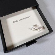 Cross Earrings in a By Wue gift box