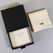 Custom message card in a By Wue gift box