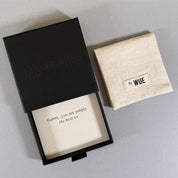 Custom message card in a By Wue gift box