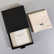 Custom message card in a By Wue gift box