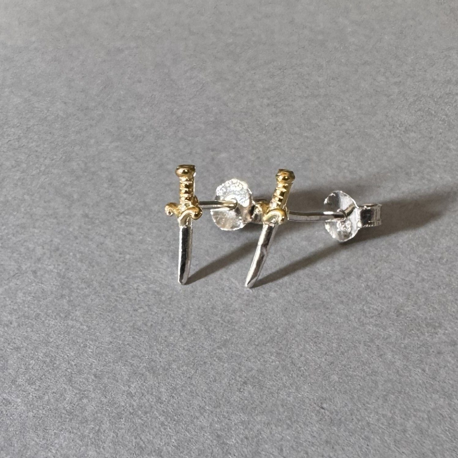 Dagger Earrings in sterling silver