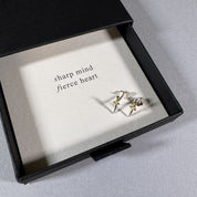 Dagger Earrings in a By Wue gift box