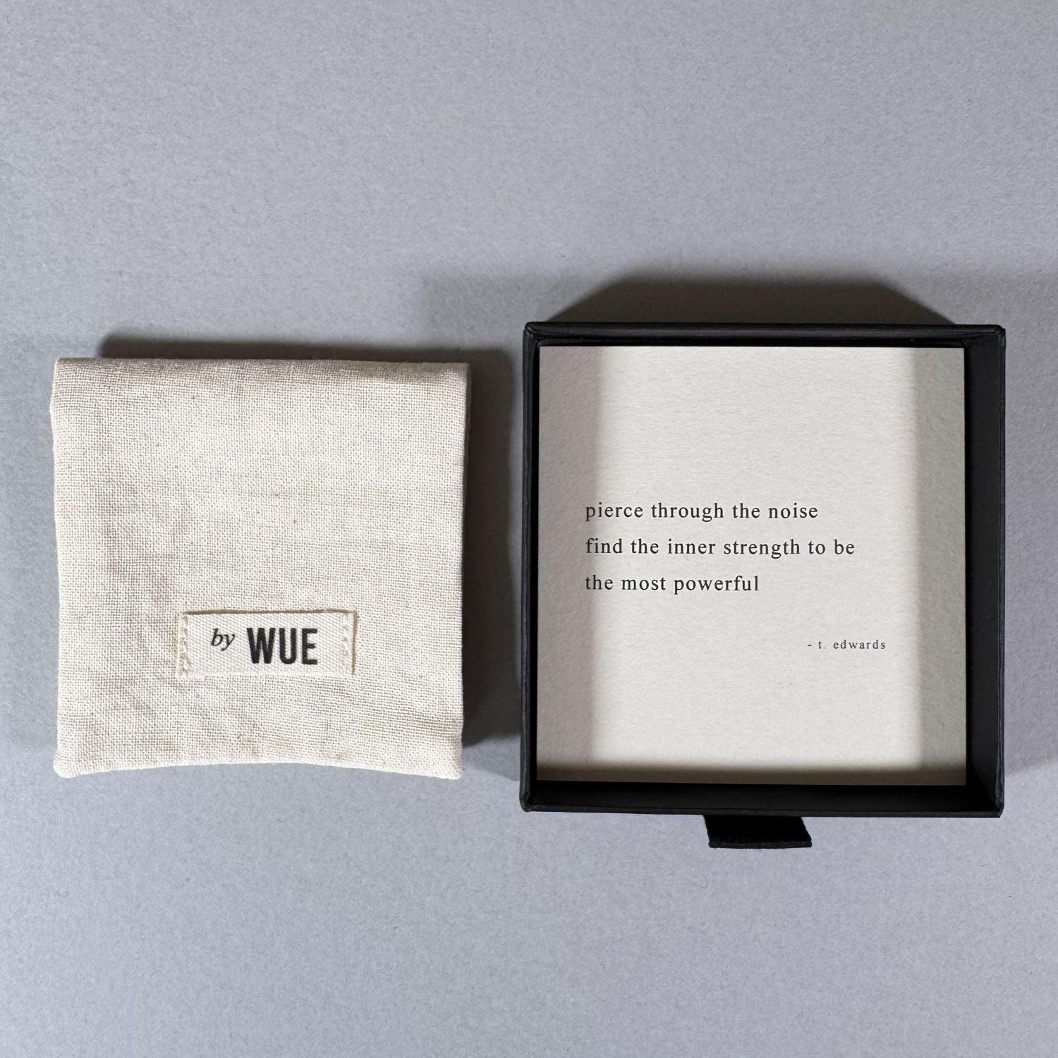 Dagger haiku poem card by By Wue