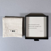 Dagger haiku poem card by By Wue