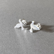 Dove Earrings in sterling silver