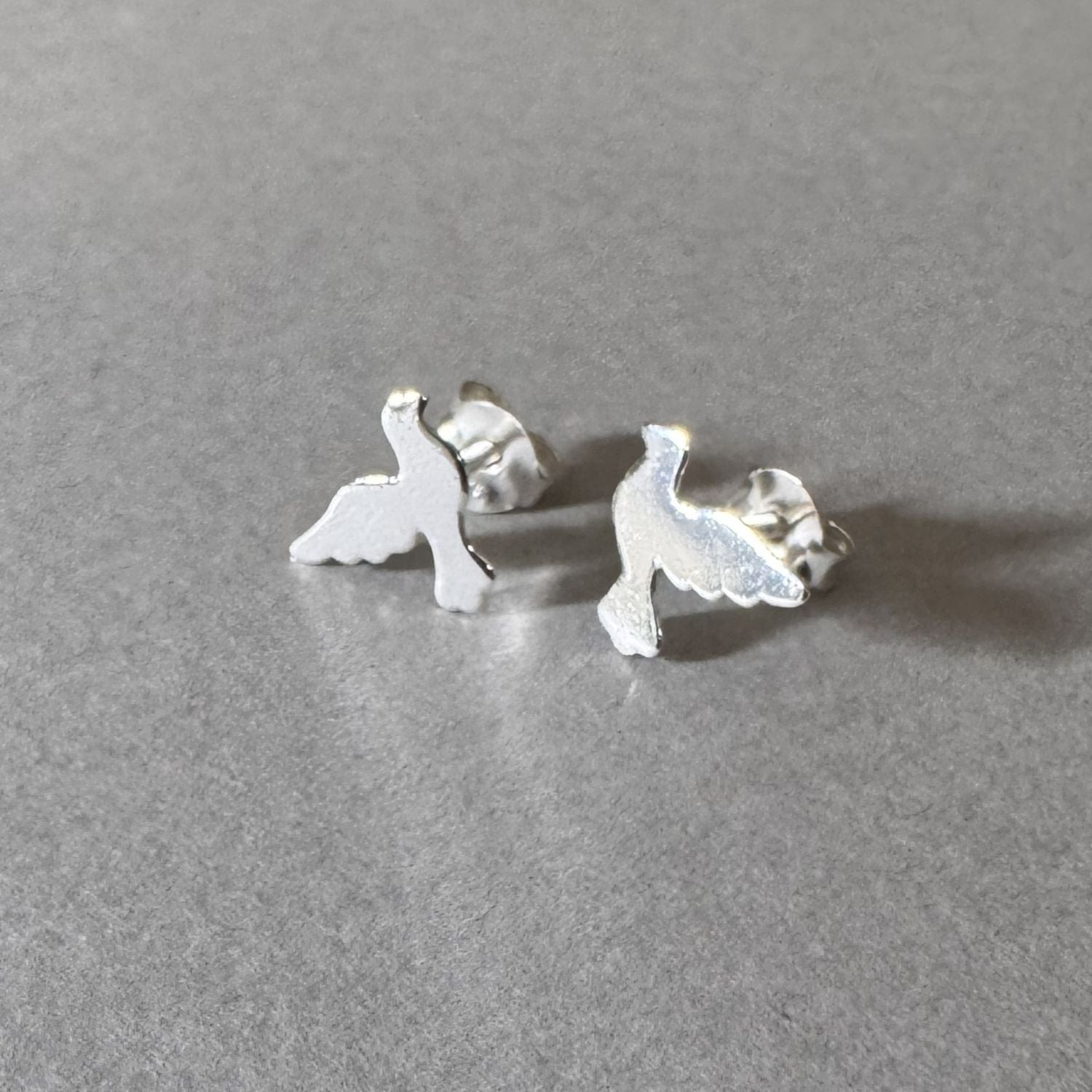 Dove Earrings in sterling silver