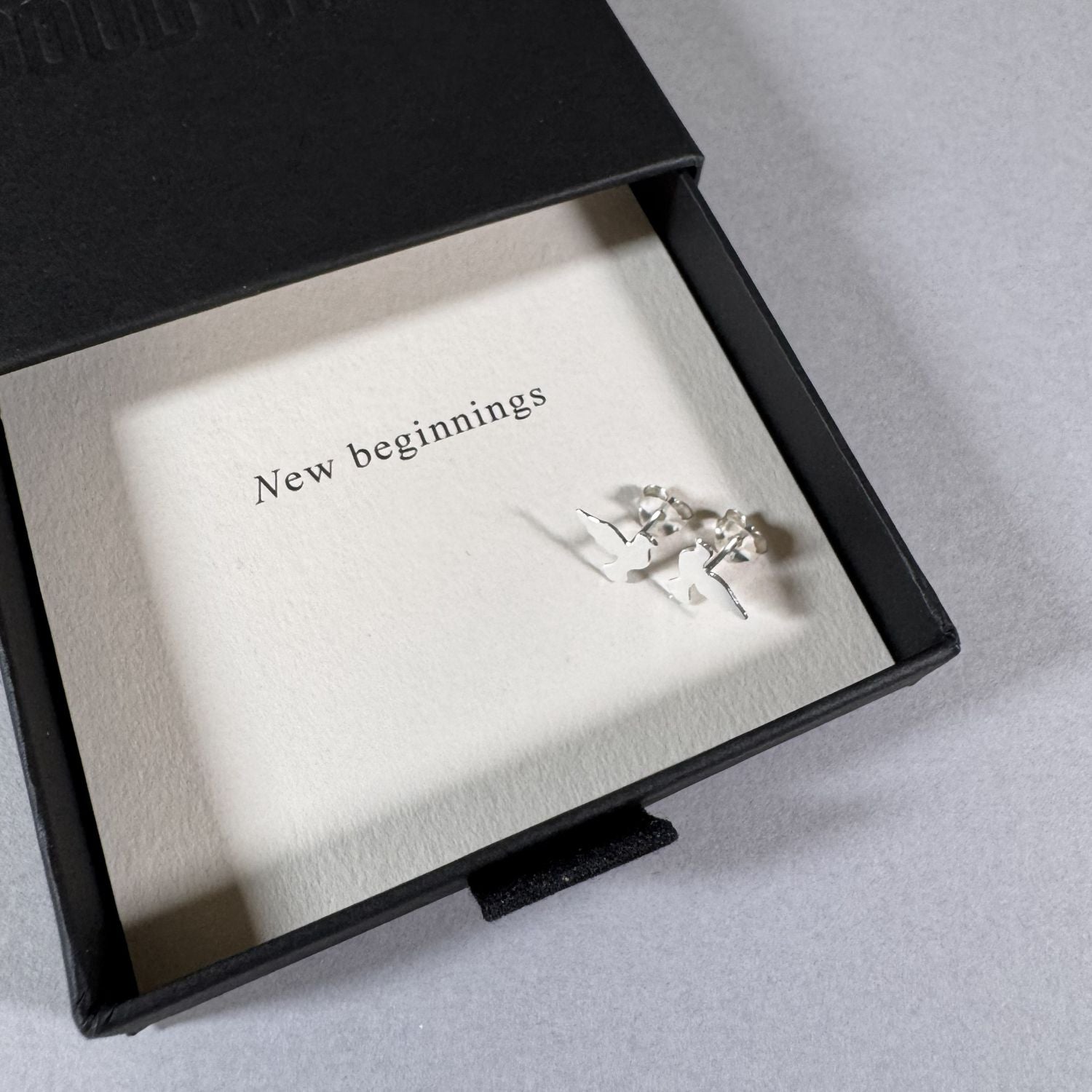 Dove Earrings in a By Wue gift box