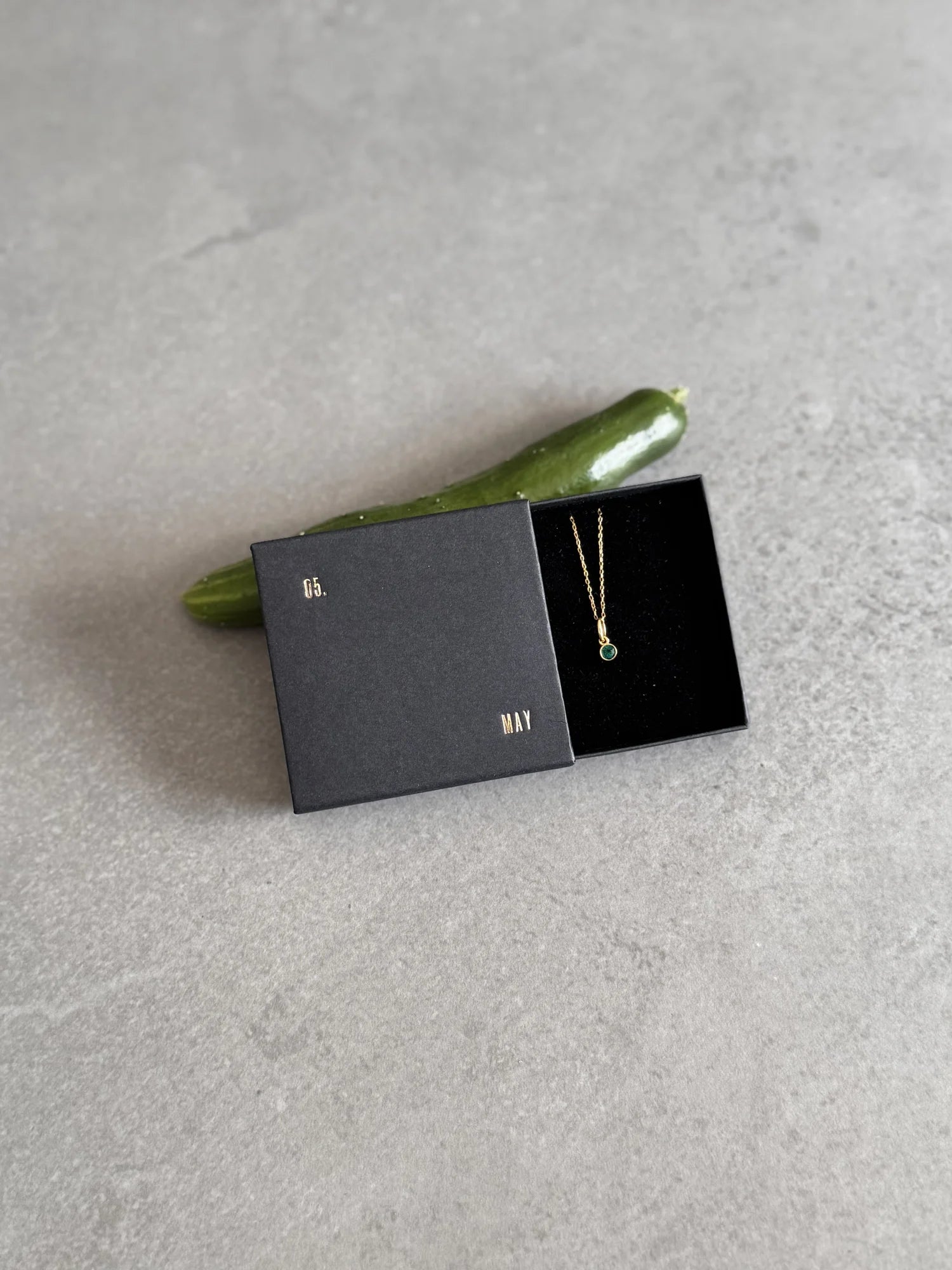 May Birthstone Necklace
