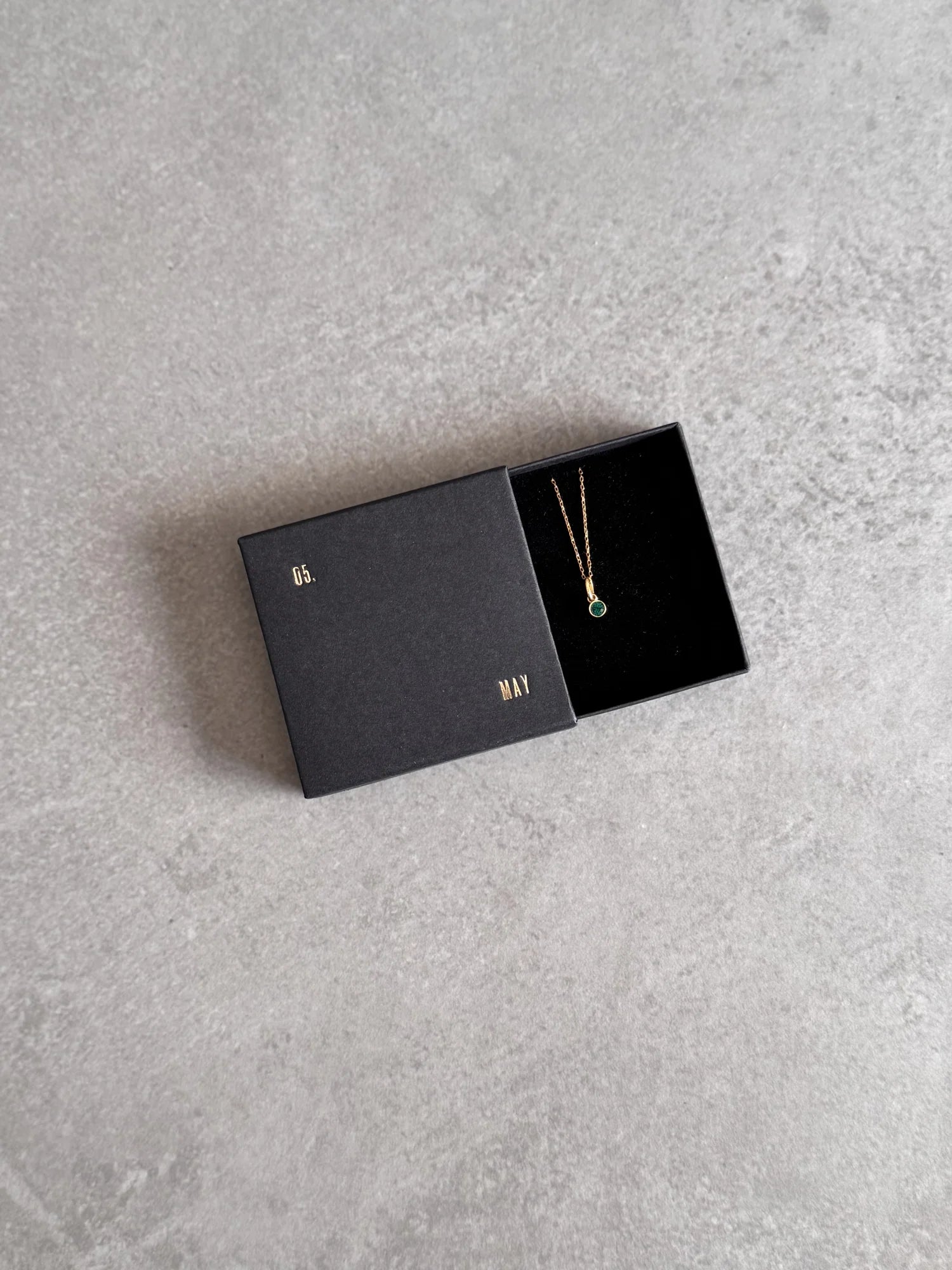 May Birthstone Necklace