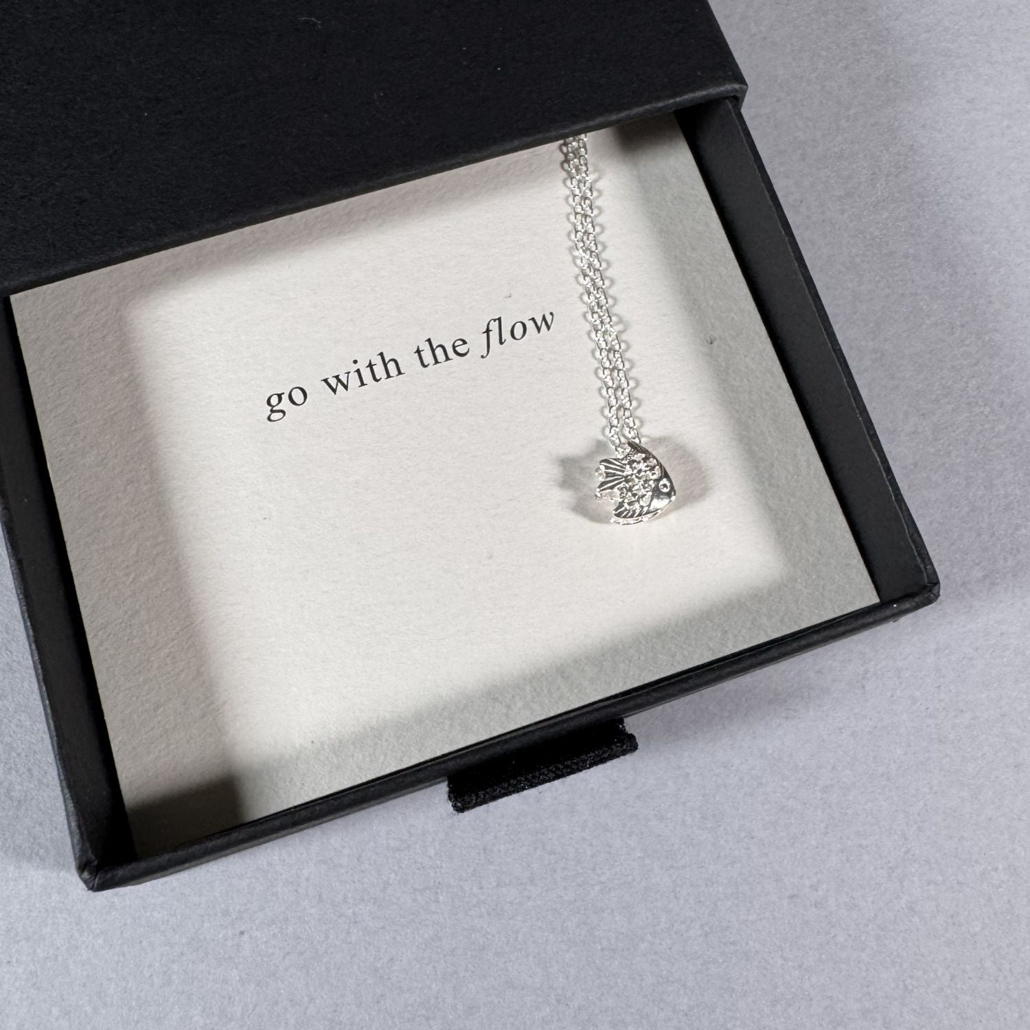 Fish Necklace in a By Wue gift box