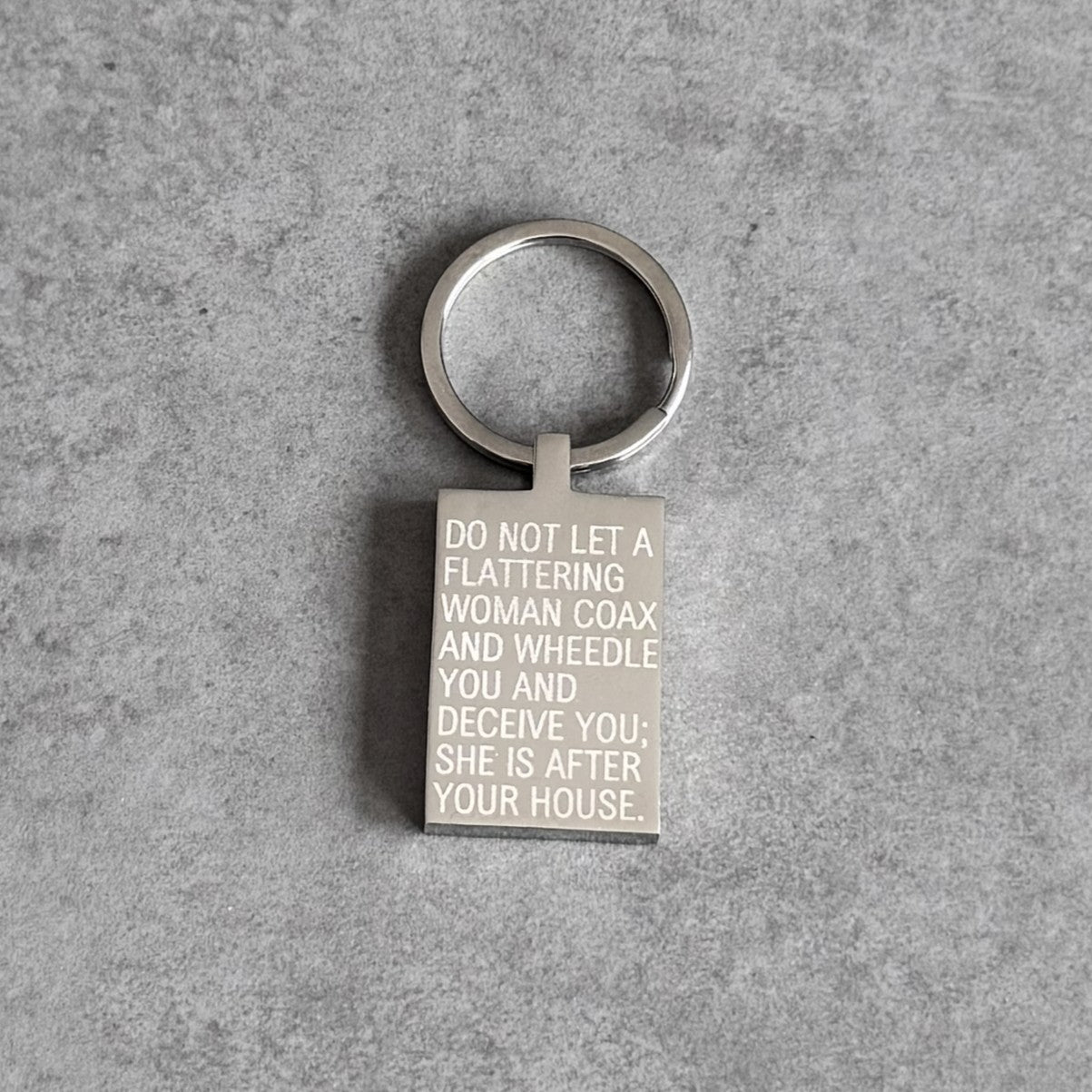 Flattering Keyring