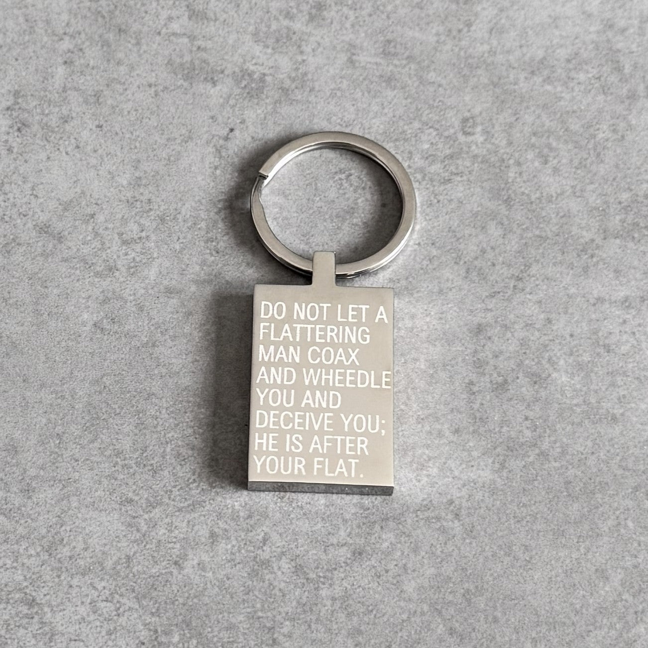 Flattering Keyring