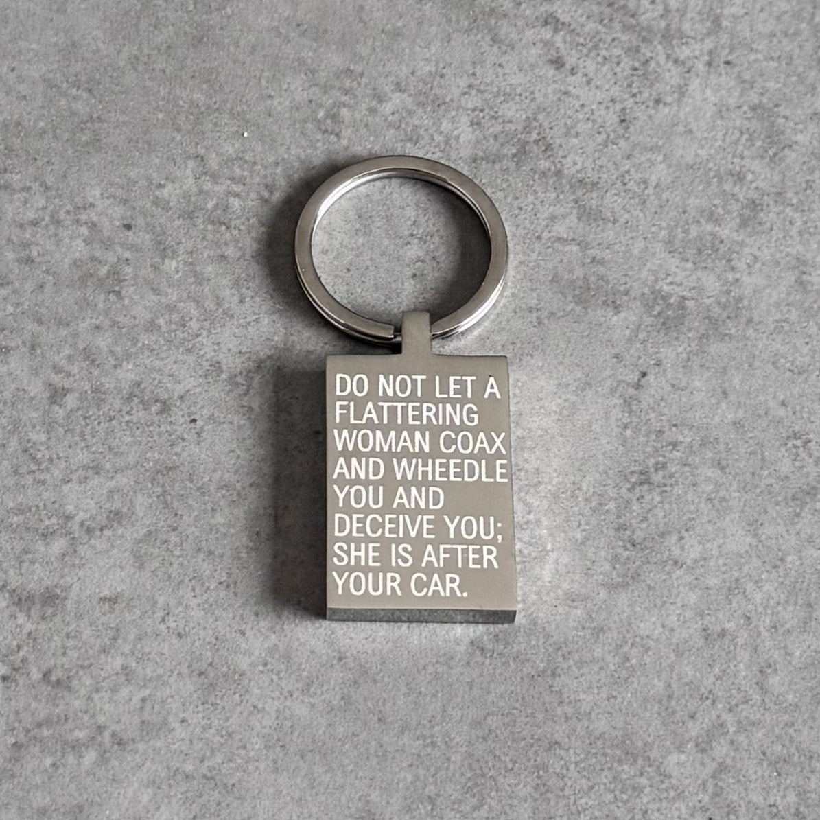 Flattering Keyring
