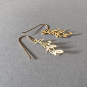 Leaf Drop Earrings