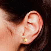Gold Star Earrings