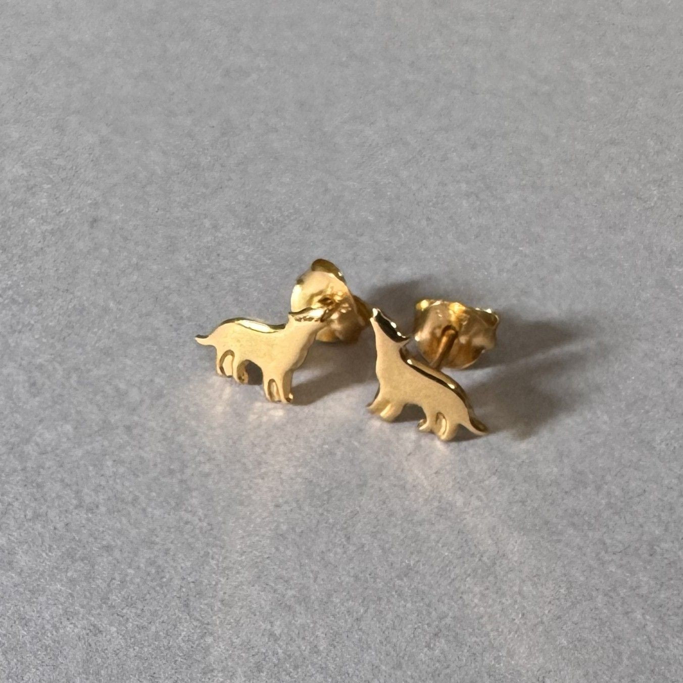 Wolf Earrings