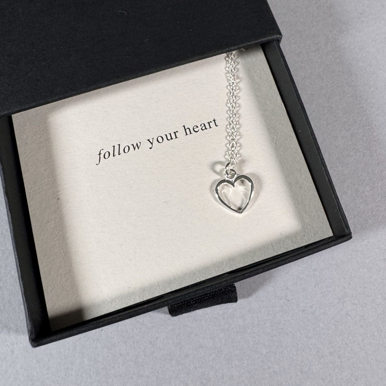 Heart Necklace in a By Wue gift box