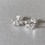 Horse Earrings in sterling silver