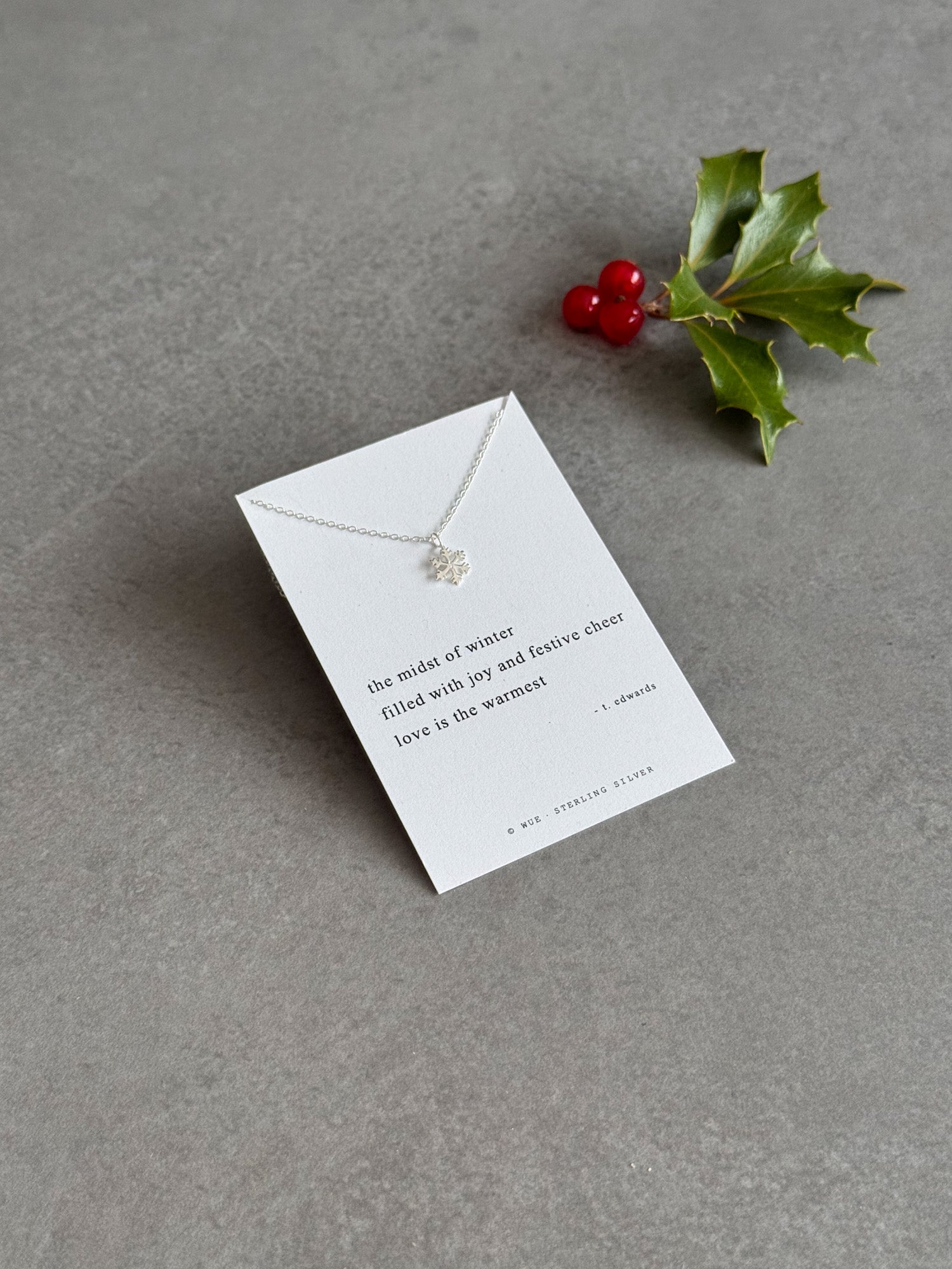 Snowflake Necklace