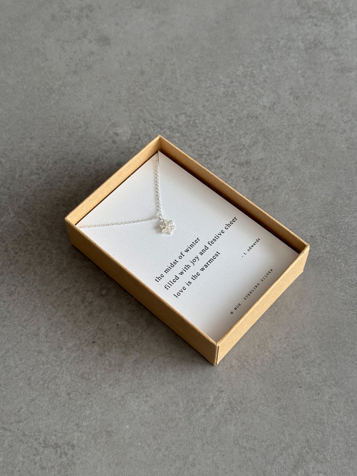 Snowflake Necklace