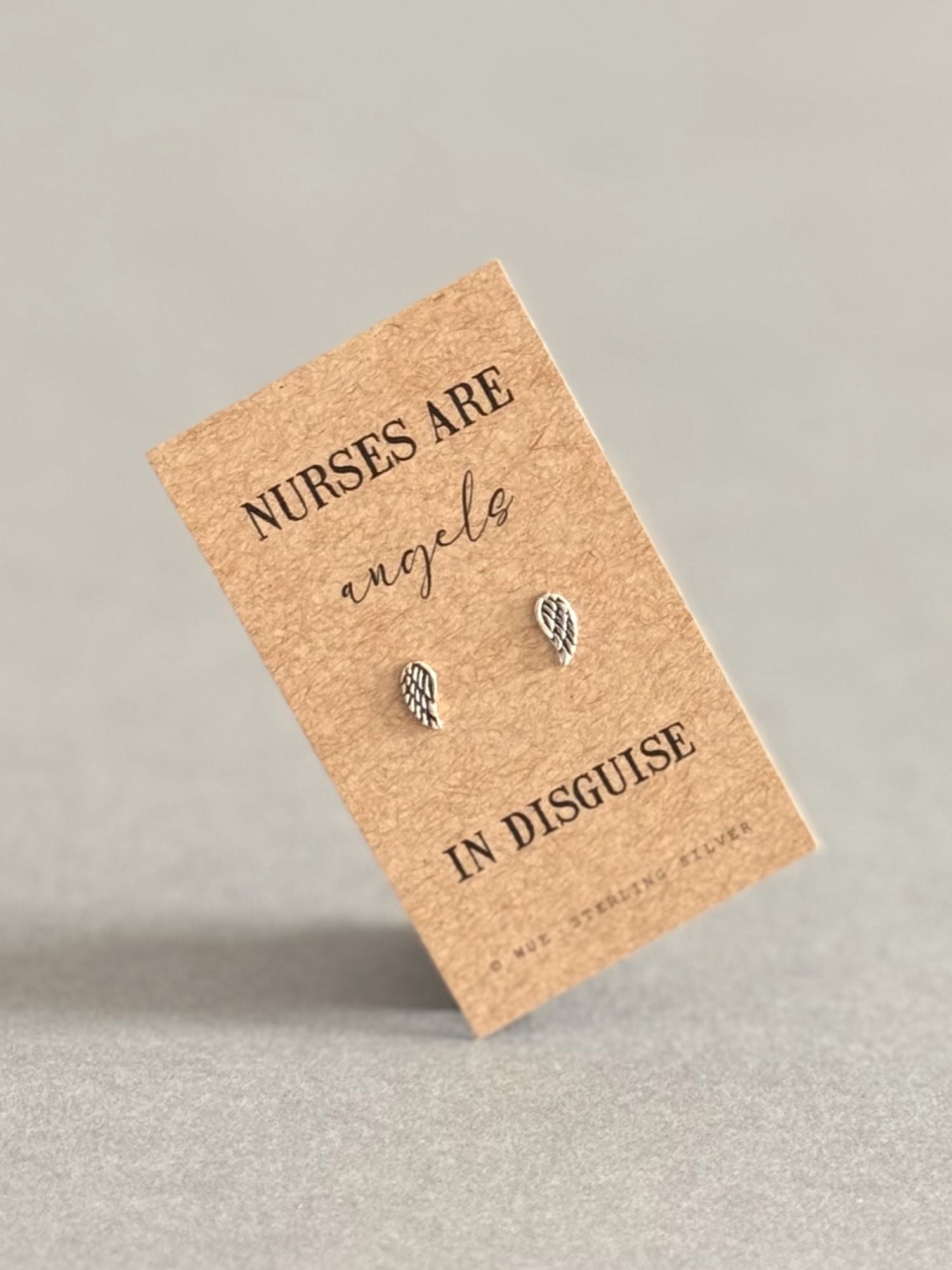 Nurses Are Angels Wing Earrings