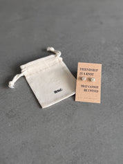 Sterling Silver Friendship Knot Earrings