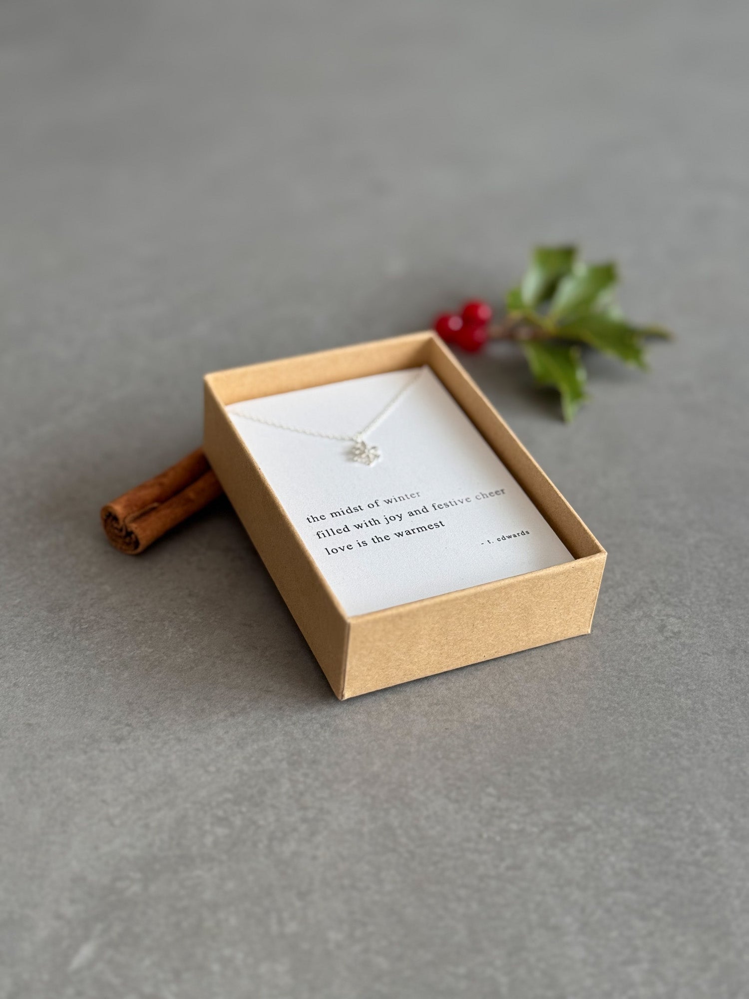 Snowflake Necklace