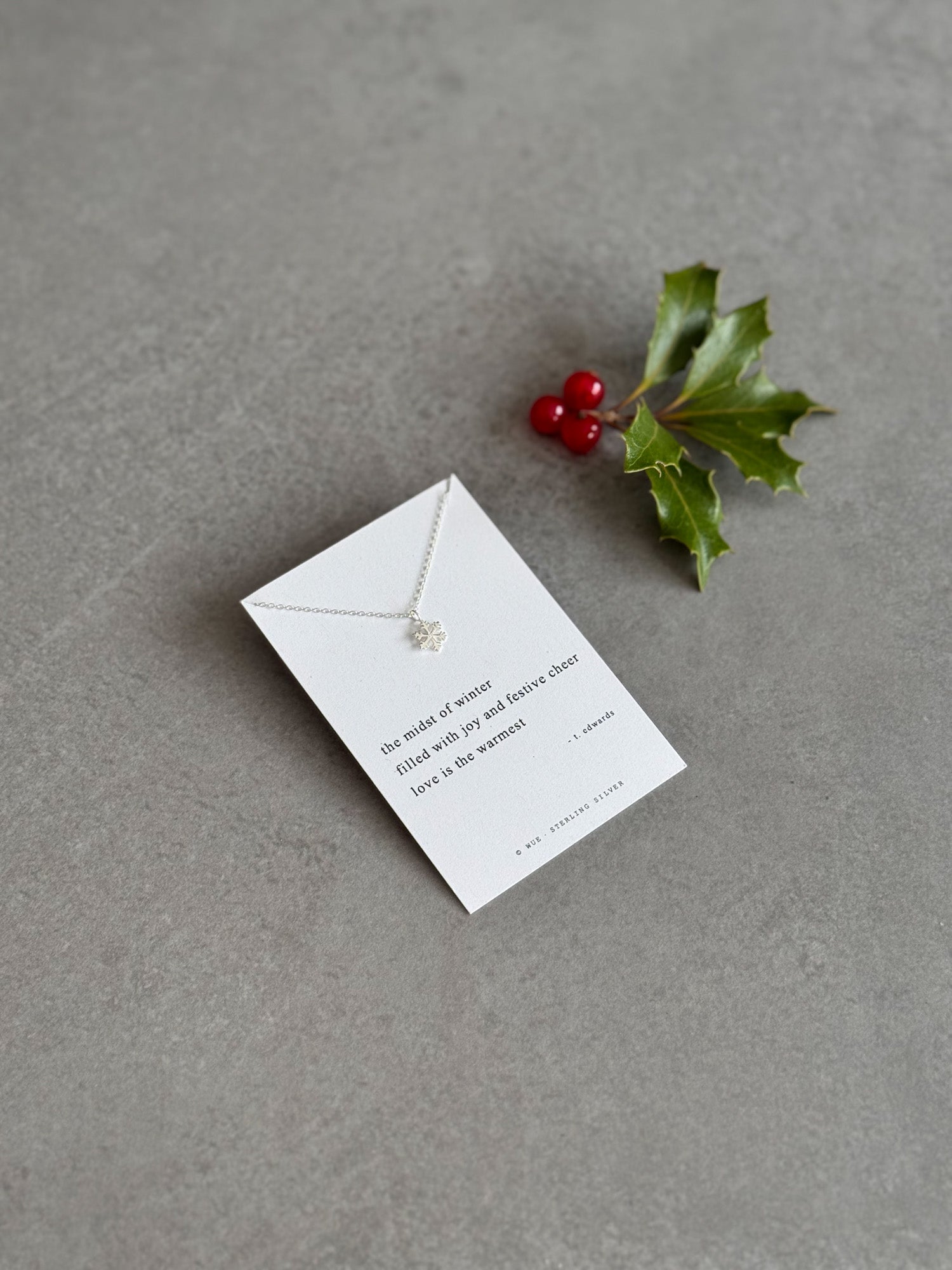 Snowflake Necklace