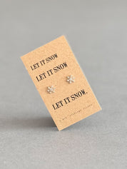 Classic Let It Snow - Snowflake Earrings