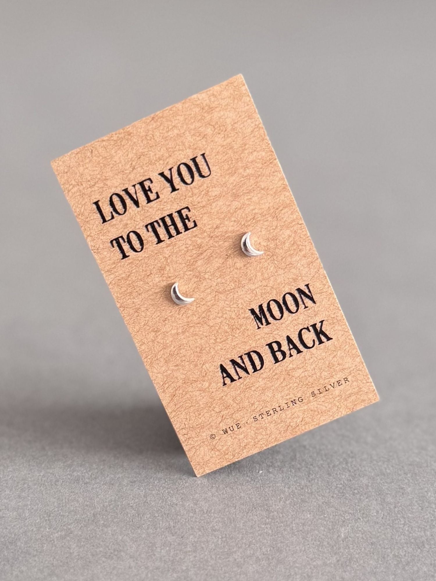 Moon & Back Earrings