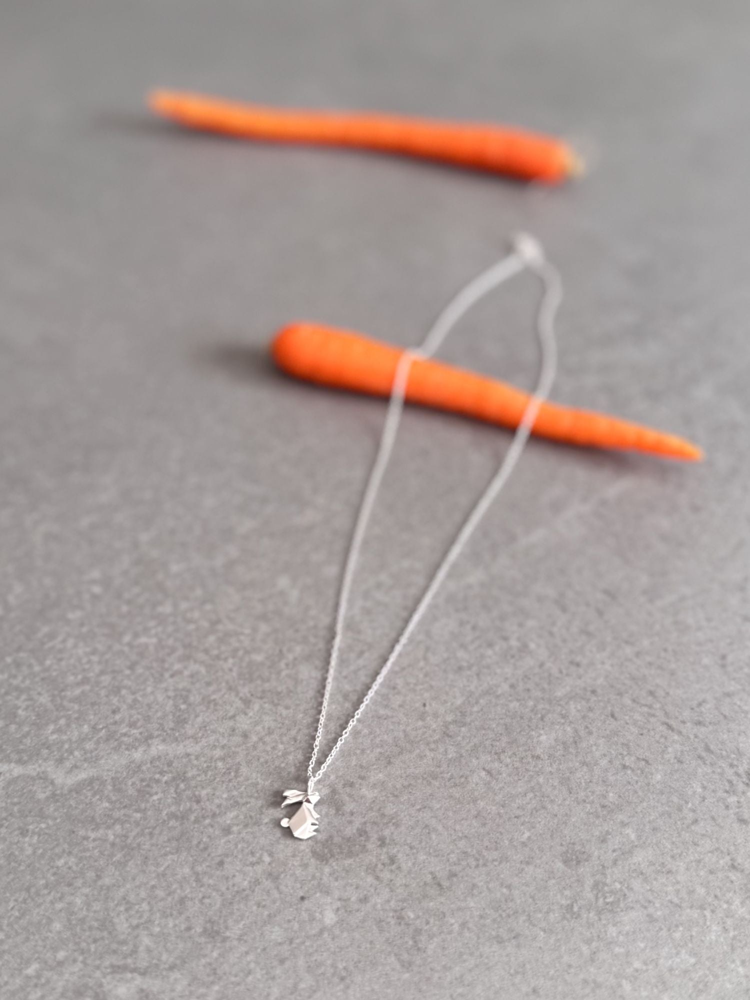 Easter Bunny Necklace | Sterling Silver