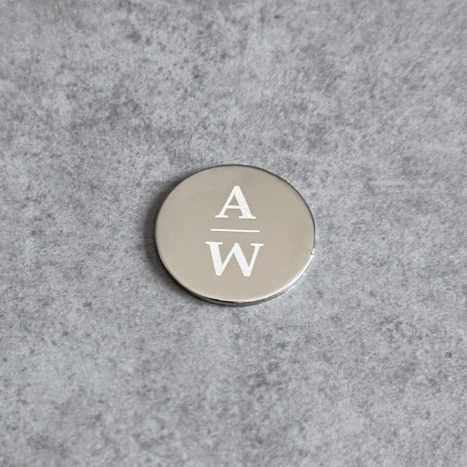 Initials Golf Ball Marker
