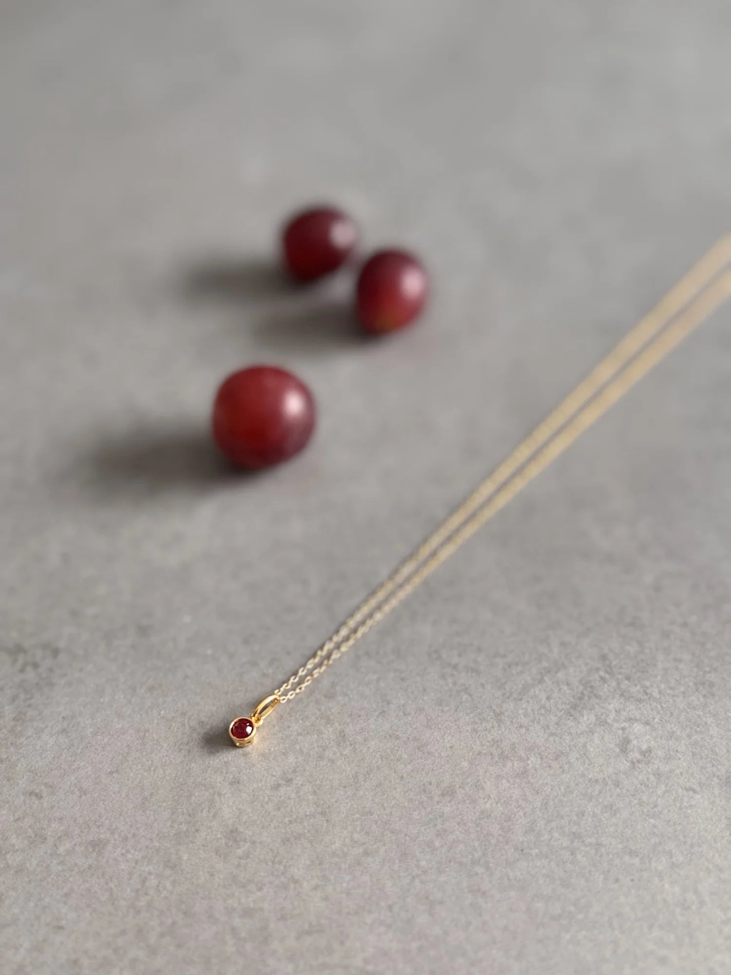 January Birthstone Necklace