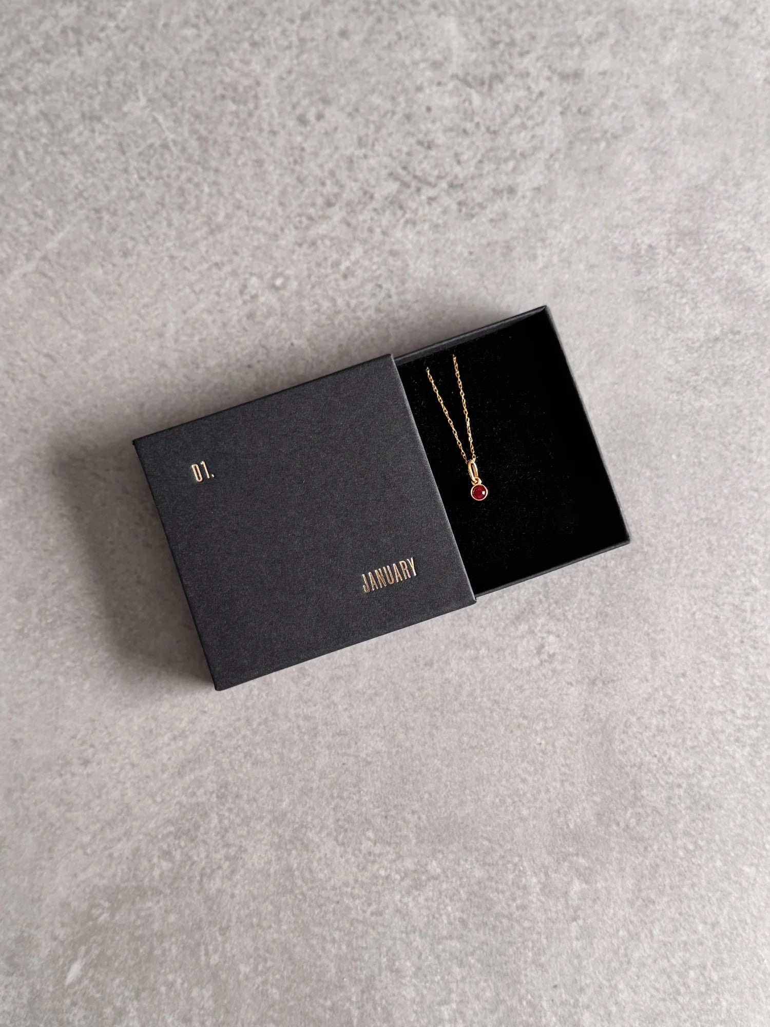 January Birthstone Necklace