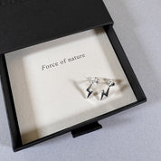 Lightning Bolt Earrings in a By Wue gift box