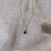 May Birthstone Necklace | Emerald