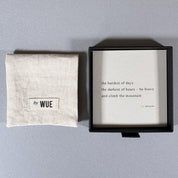 Mountain haiku poem card by By Wue