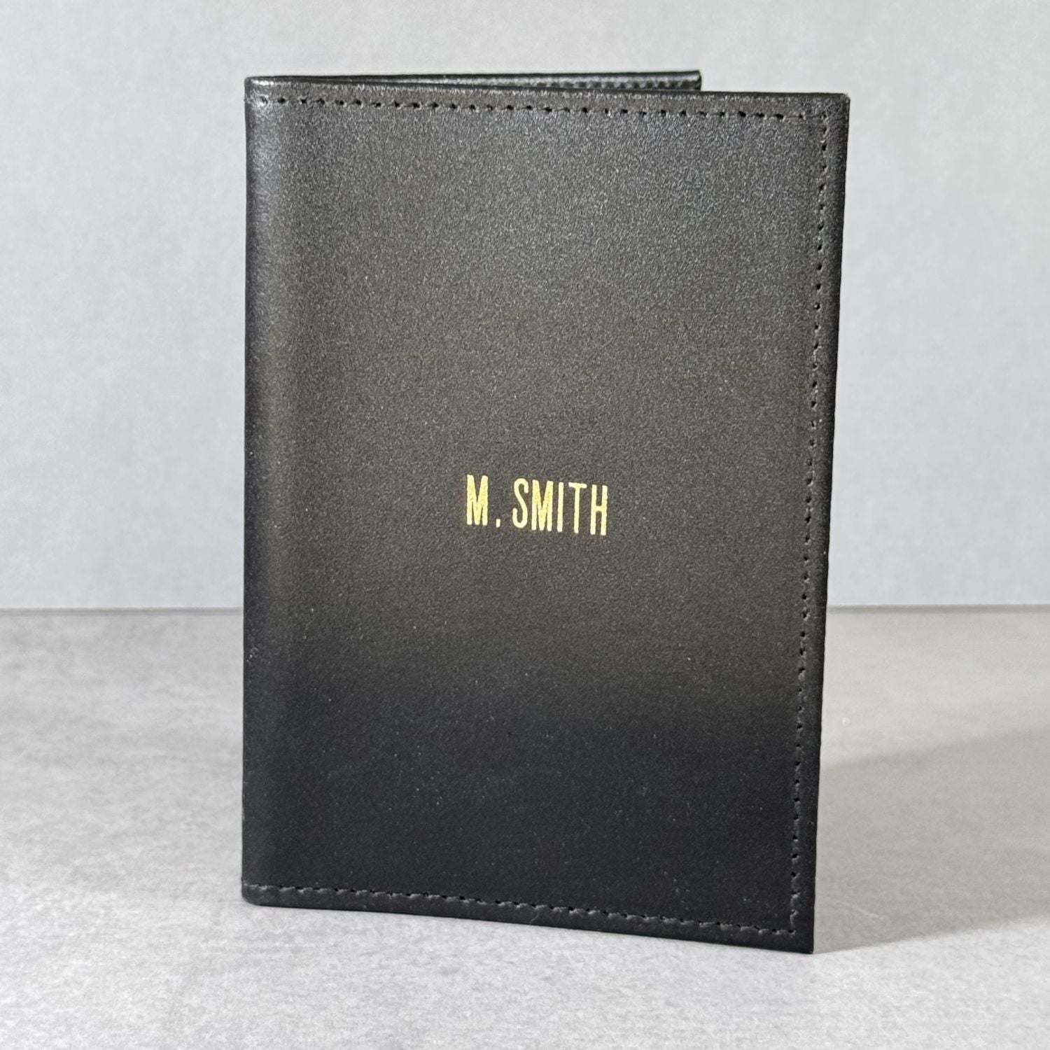 Personalised Passport Holder in leather