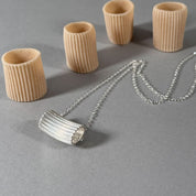 Pasta Necklace in sterling silver