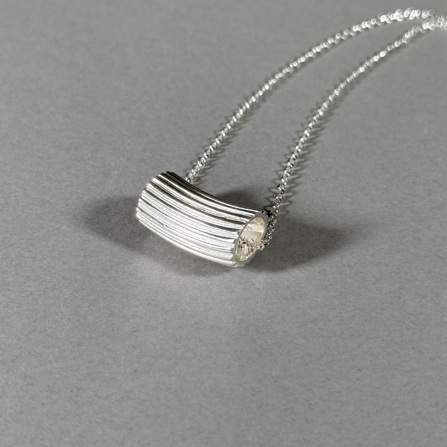 Pasta Necklace in sterling silver