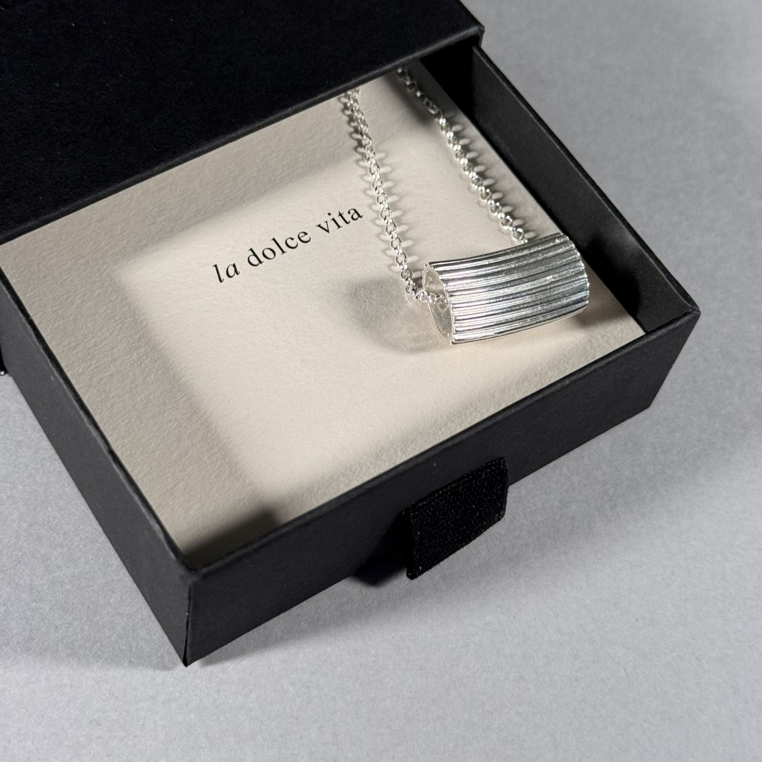 Pasta Necklace in a By Wue gift box