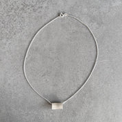 Pasta pendant necklace in sterling silver by By Wue