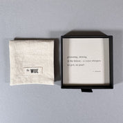 Pearl haiku poem card by By Wue