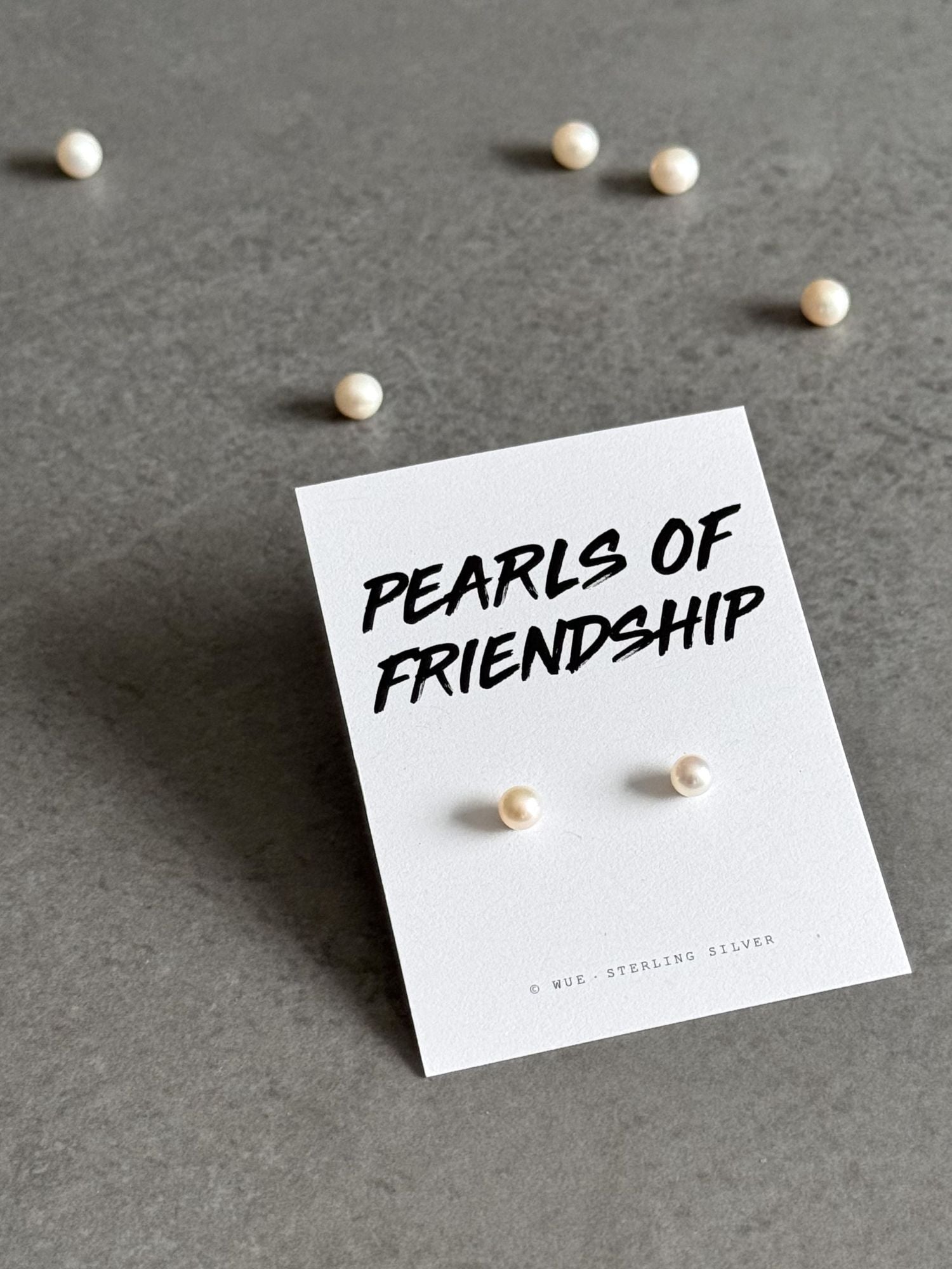 Pearls Of Friendship Earrings